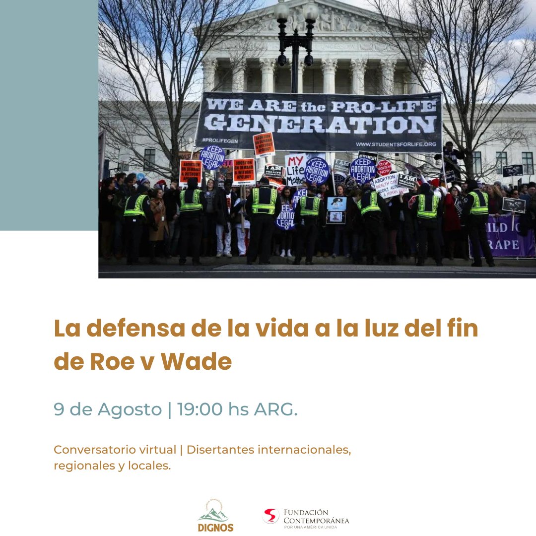 HOYHOYHOY conversatorio sobre el fallo #RoeVsWade podes anotarte a través del link disponible en nuestra bio 👆👆