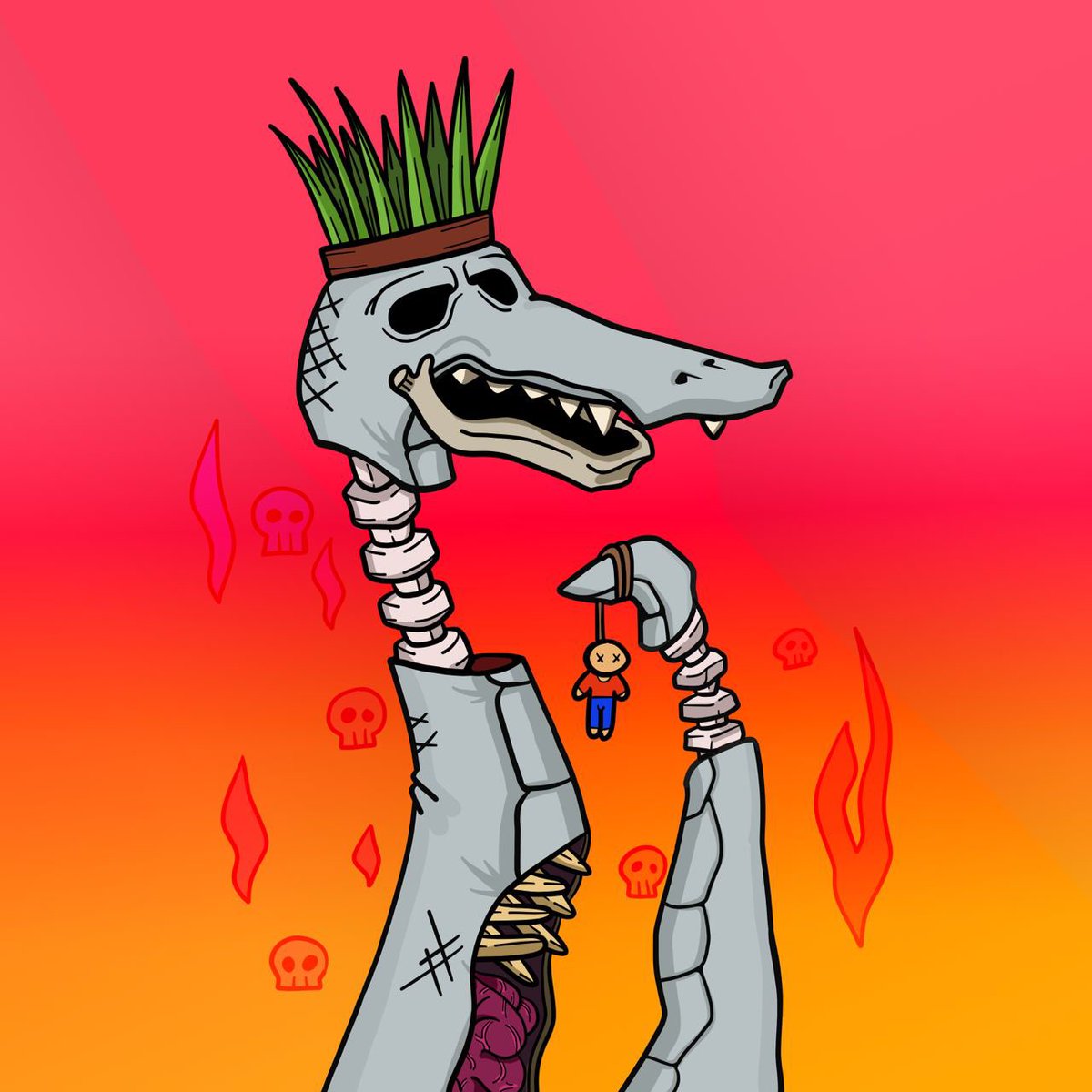 SadPython NFT tweet media