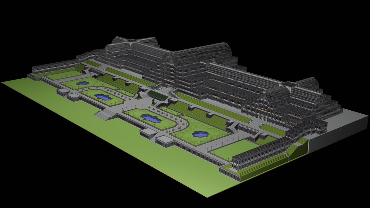英国伦敦水晶宫，第一届世界工业博览会
#Minecraft 
#minecraft建築コミュ 
#CrystalPalace