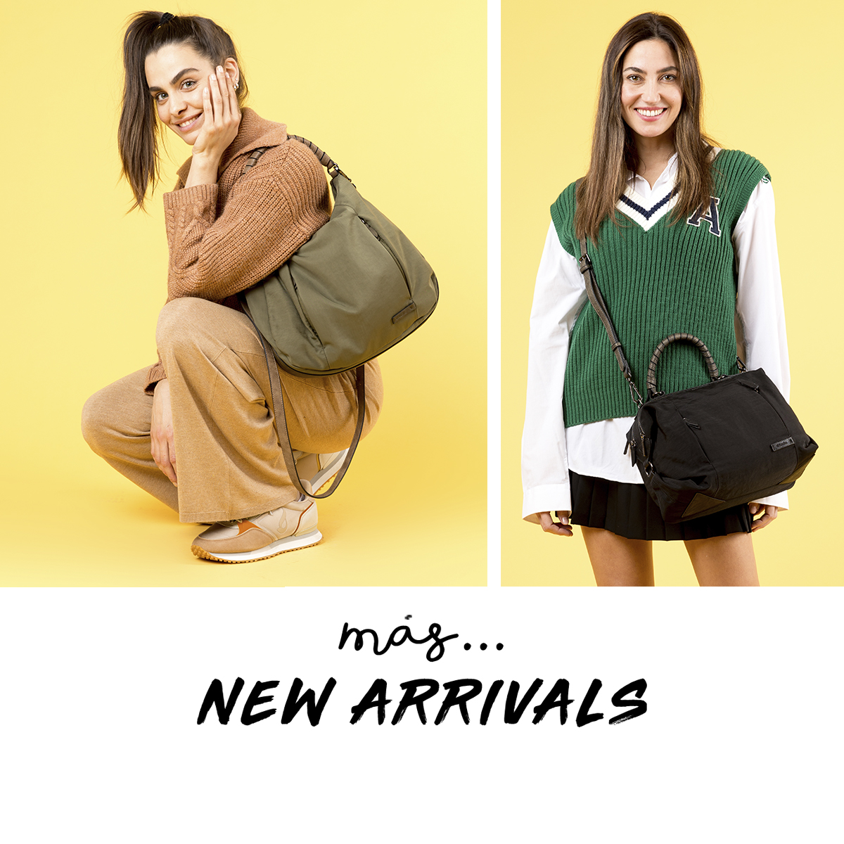 📣 ¡Más novedades! Han llegado más #NewArrivals que te van a encantar: como estos hobo y bowling bag en colores de tendencia, prácticos y funcionales para tu día a día y con carteras a juego. 📣 Compra ahora ➡ bit.ly/3oZRz9Z #AW22