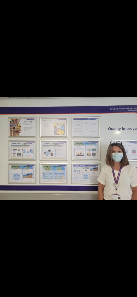 Have you seen our improvement board? 👀 Designed by the brilliant Lorraine, it aims to provide staff within the trust an insight and example as to how A3 improvement methodology can be used to organise an improvement project within your area #QITwitter #QI #improvement #LHCH