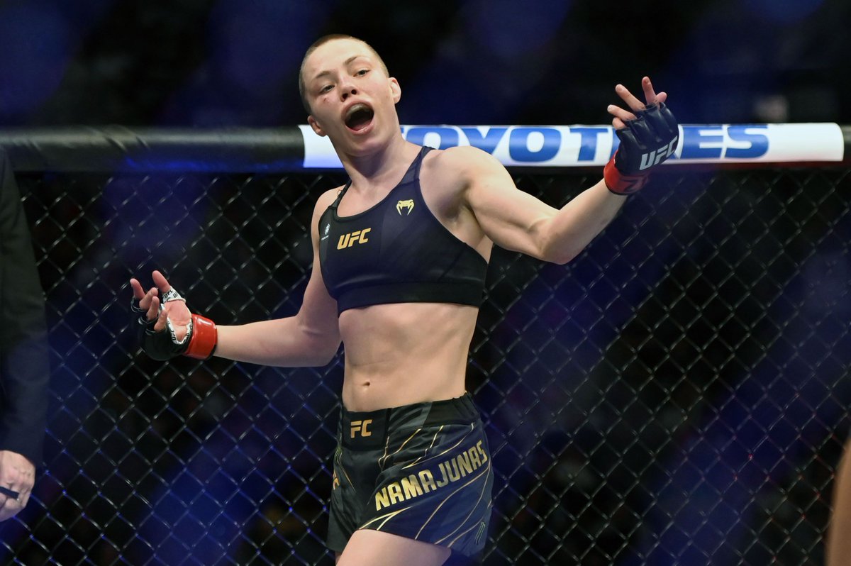 Rose Namajunas not ruling out move up to 125 pounds next, potential Valentina Shevchenko fight (<a href="/MikeHeck_JR/">Mike Heck</a>) mmafighting.com/2022/8/9/23290…