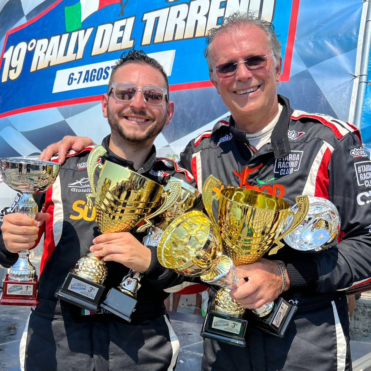 targaracingclub's tweet photo. @ernest_riolo e Marin sul podio del 19° #RallydelTirreno
Esaltante gara per l’equipaggio @cstsport - #targaracingclub.  

https://t.co/ssefDaeZp1 https://t.co/LYLuDSovQm