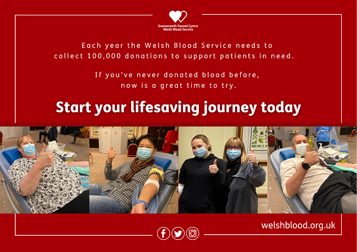 RCTCouncil's tweet photo. If you’ve never donated blood before, now is a great time to try. Start your lifesaving journey today by booking a RCT donor session appointment @WelshBlood  https://t.co/uHCRrPYErT https://t.co/Beu62nbtNF