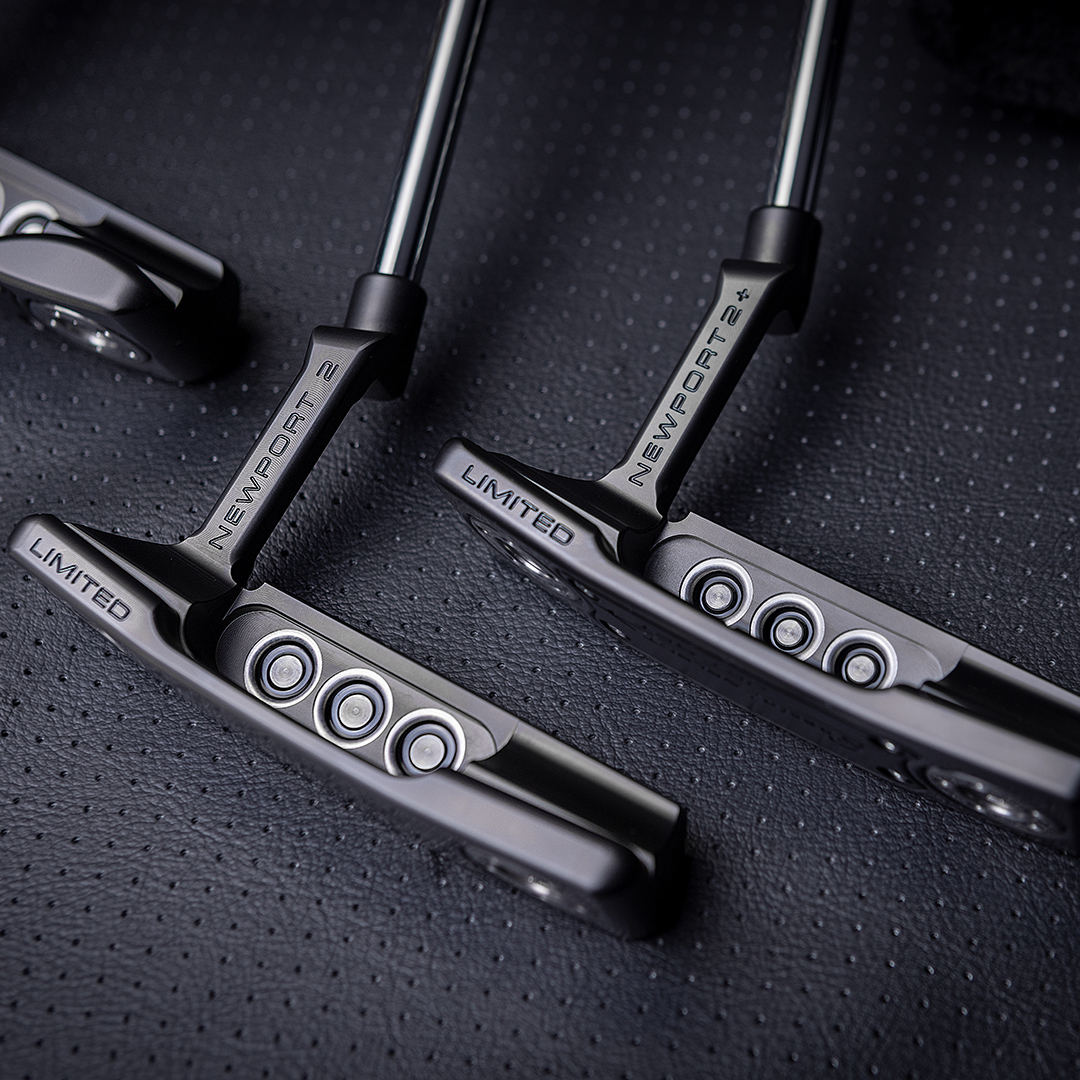 Titleist's tweet photo. Coming soon: @ScottyCameron Special Select Jet Set Collection 👀

Inspired by high-end custom car culture, this limited release, four-model collection features custom graphics, a Tour Black finish with a dark, tonal color scheme and more: https://t.co/gomRywmDKb https://t.co/HedbVLCjac