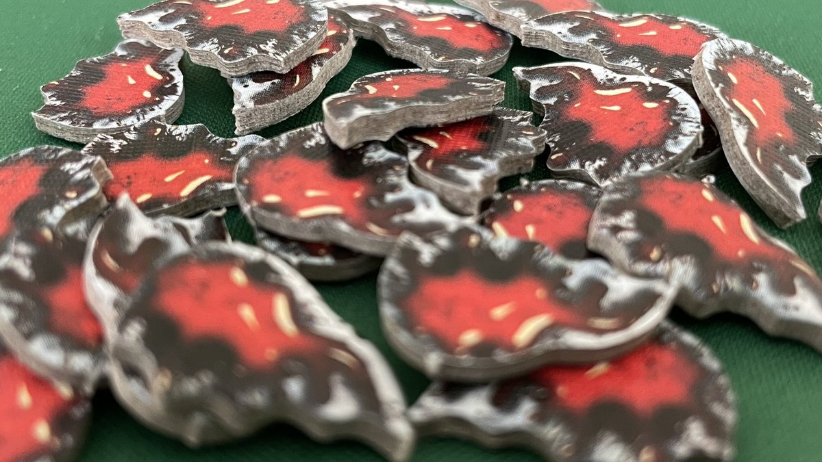 MeepleVillage's tweet photo. Do you have a favorite damage token?
#damage #token #damagecounters #components #runewars https://t.co/JujIuSfpL5