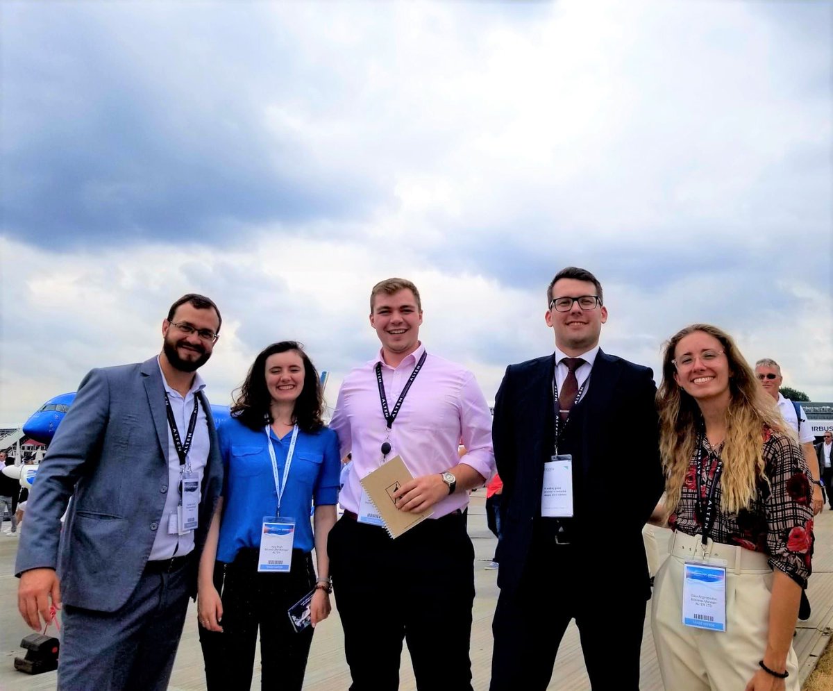 #TBT <a href="/FIAFarnborough/">Farnborough Airshow</a>  After a brief hiatus, Farnborough had its return.  #ALTEN team members were thrilled to not only attend, but exhibit throughout the week.  Thank you to everyone we had the opportunity to meet and to FIA for organising such a wonderful event! #Engineering ✈️