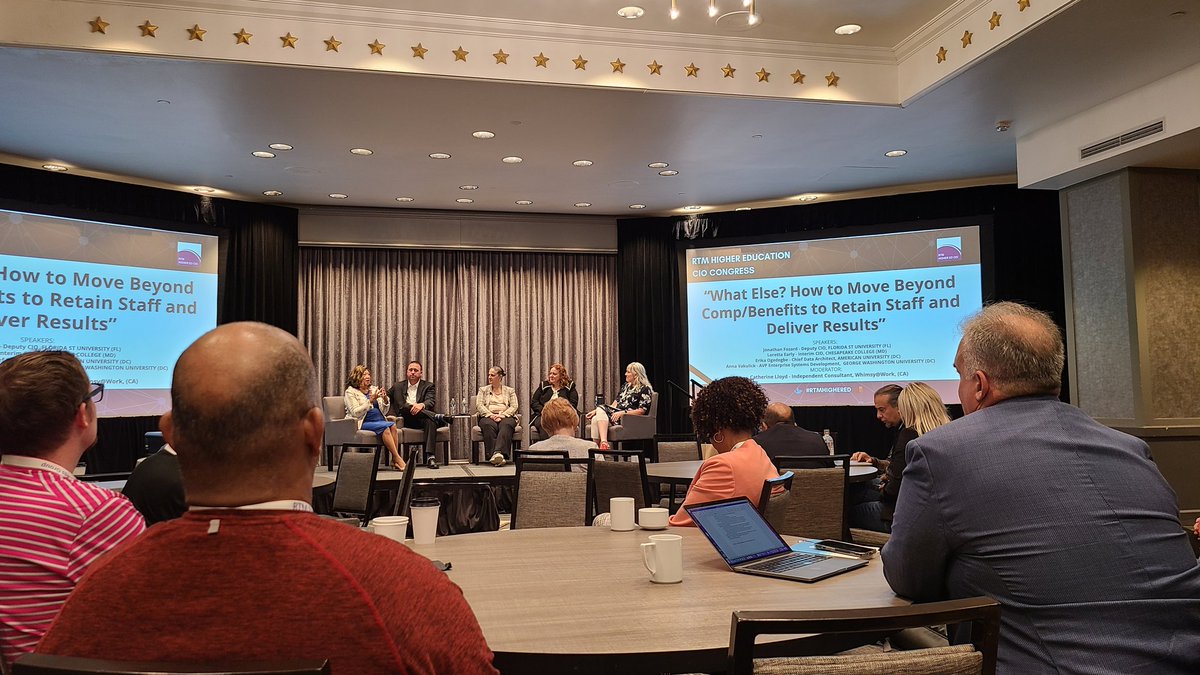 jokeating's tweet image. "Behaviors that get recognized get repeated". 
Great conversations going on #rtmhighered in DC