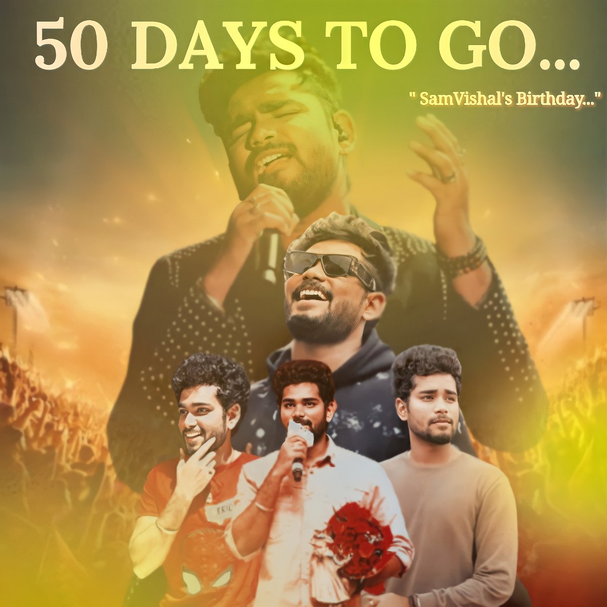 Sam_Hamesha3's tweet photo. Advance happy birthday @samvishal280999 keep rocking 

#50DaysToSamVishal23 https://t.co/hSQzTGzi5I