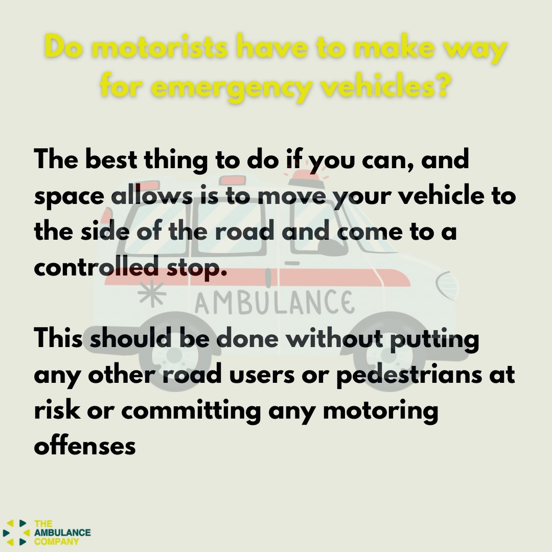 Theambcompany's tweet photo. Ambulances are incredibly important to the health and safety of citizens, so it is in everyone’s best interest to make sure that they can safely reach emergency situations.

.
.
Please swipe till the last slide 

#emergency #savinglivestogether #ems #ambco #motorists #lagos https://t.co/eTwSdO4E8W