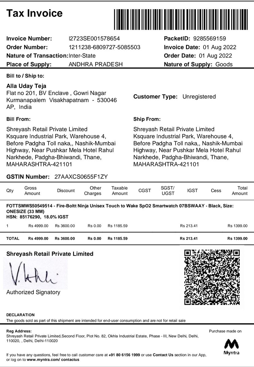 disisalla1's tweet photo. I suggest no one to buy products from @myntra because I had a worst experience with this Myntra. I ordered a smart watch from Myntra the delivery executive delivered the box , in the package there was no watch only some pieces of cardboard sheets.

#Boycott_myntra https://t.co/WL1SyV3Yja