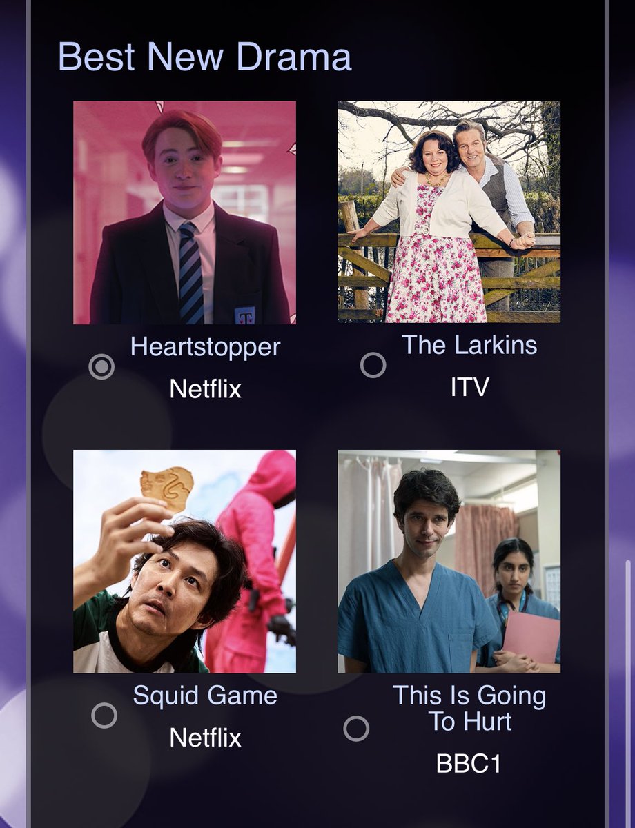 Heartstopper is up for the award ‘Best New Drama’ In the TV Choice Awards 2022 #tvchoiceawards #Heartstopper 

you can vote here 👉🏻 awards.tvchoicemagazine.co.uk/vote