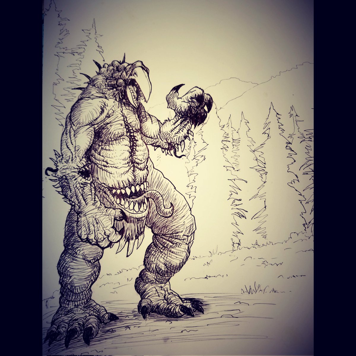Monster of the morning- Baxbakwalanuxsiwae. A massive creature
