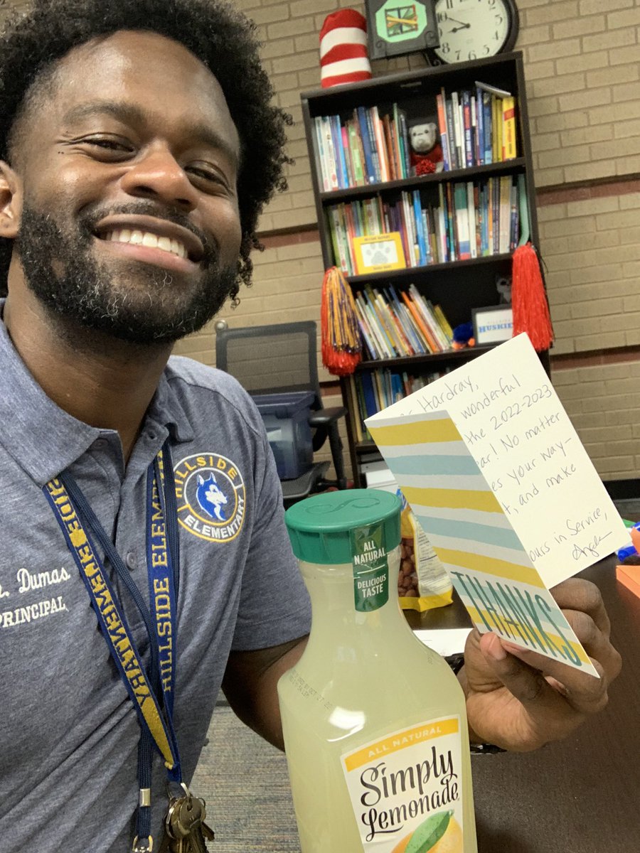 Dr. Hardray Dumas (@hardraydumas) on Twitter photo Year #5 as principal started very well! I am thrilled and honored to be serving in this capacity. The beginning seems like just yesterday! Thanks for the reminder to keep making lemonade <a href="/FultonZone5/">Angela Parham</a>. It’s going to be a great year! #HESLearningandGrowing <a href="/HillsideES/">Hillside Elementary</a> Year #5 as principal started very well! I am thrilled and honored to be serving in this capacity. The beginning seems like just yesterday! Thanks for the reminder to keep making lemonade <a href="/FultonZone5/">Angela Parham</a>. It’s going to be a great year! #HESLearningandGrowing <a href="/HillsideES/">Hillside Elementary</a>