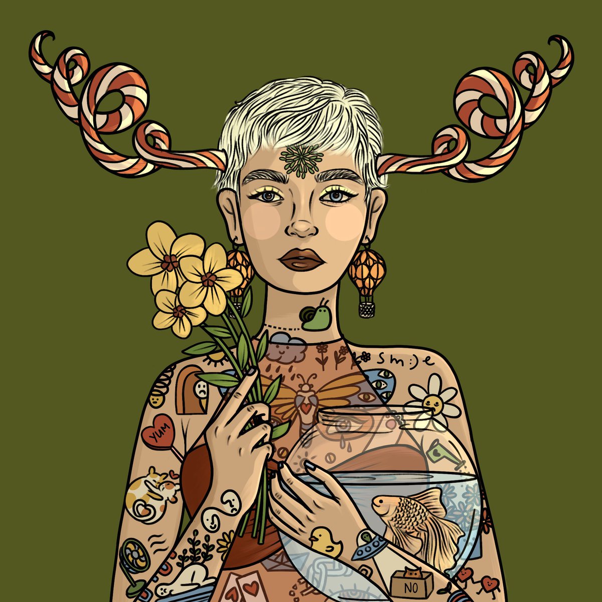 AHHHHH WE ARE SO EXCITED! 
Look at this beautiful artwork from <a href="/therapetsNFT/">Therapets</a> created by <a href="/VanGoDoodle/">VANORA</a> 
It will be arriving in your wallets today!