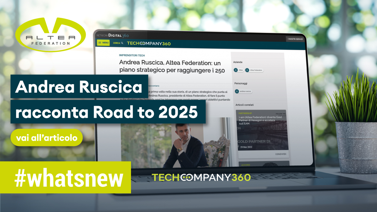 alteafederation's tweet image. @aruscica, intervistato da TechCompany360, fa il punto sulle direttrici da intraprendere per raggiungere gli obiettivi del nuovo Piano Strategico, puntando su centralità delle persone, IP ed ecosistemi aperti. tinyurl.com/vfnxus7n