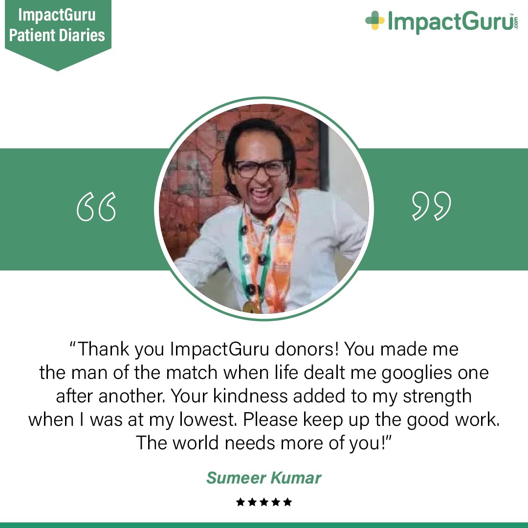 ImpactGuru's tweet photo. One kind act = Many smiles😊
.
.
.
.
#ImpactGuruPatientDiaries #StrangersHelpingStrangers https://t.co/nfEov57JID