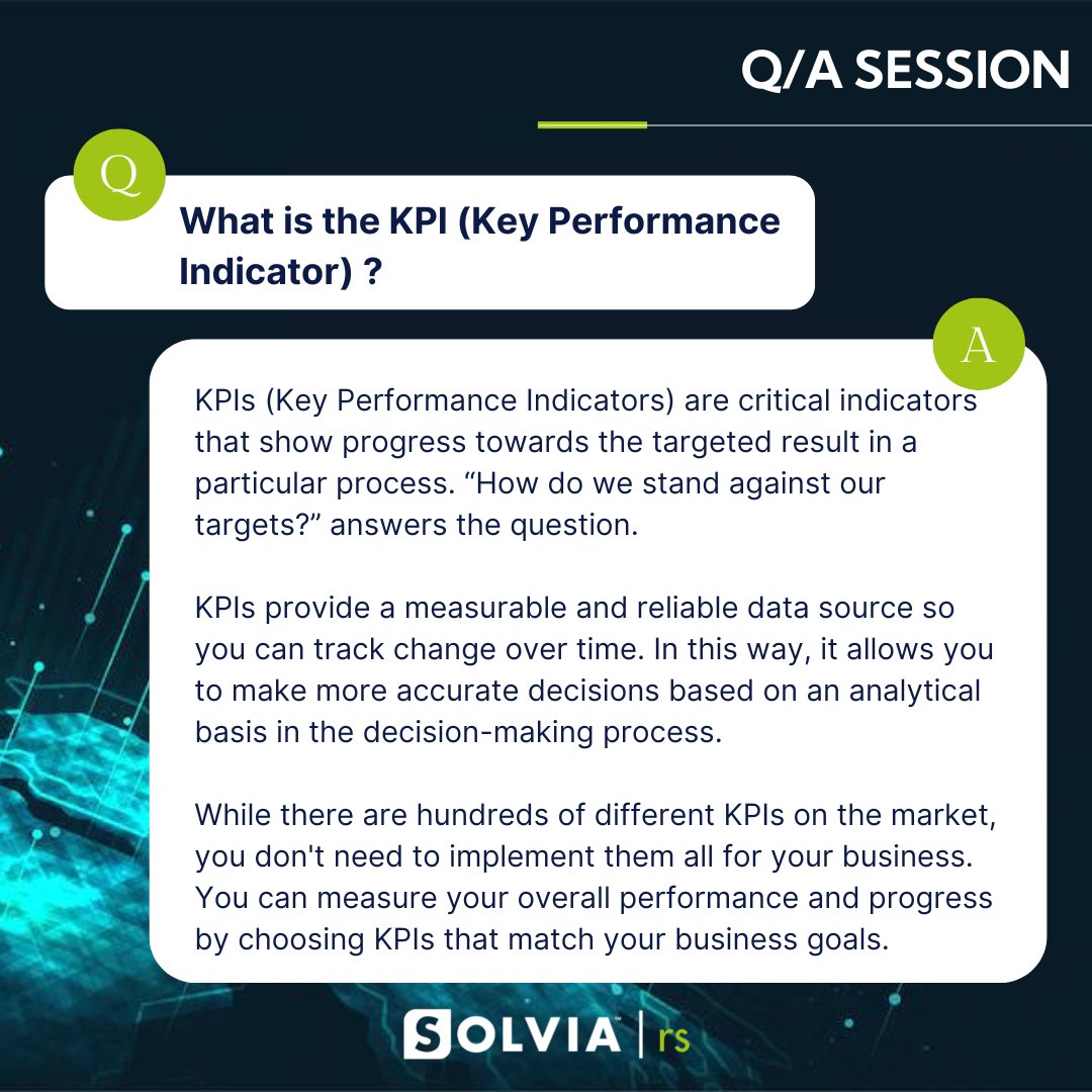 RsSolvia's tweet photo. At the end of the day, companies need to evaluate whether they have met their performance targets. So what exactly are KPIs (Key Performance Indicators), one of the indicators they use when making this assessment?

Check out 👇🏻 and contact us for details: https://t.co/lxlte2ExYe https://t.co/qef30nBPfR