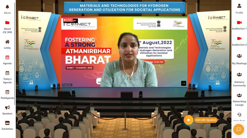 i_Connect75's tweet photo. Highlights from today's @i_Connect75 online event #1 - Materials and Technologies for Hydrogen Generation and Utilization for Societal Applications.

#iconnect75 #AzadiKaAmritMahotsav #CSIR https://t.co/1WhFR3E3sg