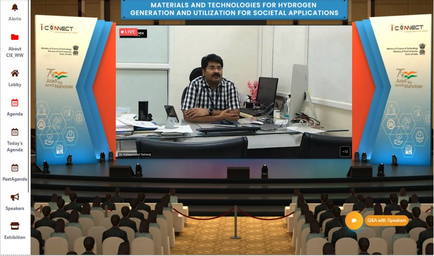 i_Connect75's tweet photo. Highlights from today's @i_Connect75 online event #1 - Materials and Technologies for Hydrogen Generation and Utilization for Societal Applications.

#iconnect75 #AzadiKaAmritMahotsav #CSIR https://t.co/1WhFR3E3sg