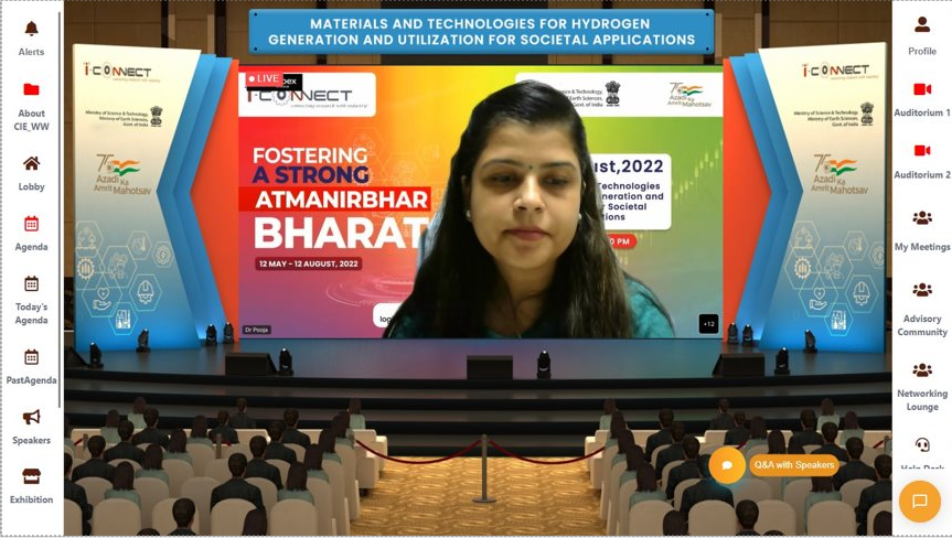 i_Connect75's tweet photo. Highlights from today's @i_Connect75 online event #1 - Materials and Technologies for Hydrogen Generation and Utilization for Societal Applications.

#iconnect75 #AzadiKaAmritMahotsav #CSIR https://t.co/1WhFR3E3sg