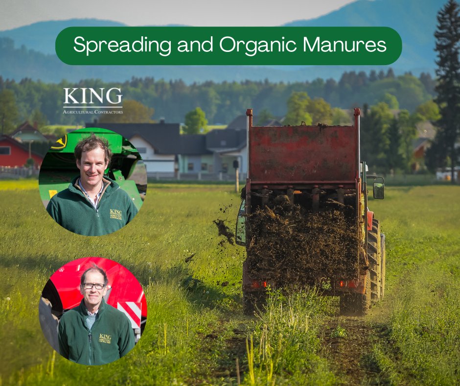 King Agriculture have over 35 years’ experience in dealing with organic manures with a focus on building soil health on your farm from organic waste products.

We can source compost and poultry manure for on-farm application!

Find more information here - kingagriculture.co.uk/agricultural-c…