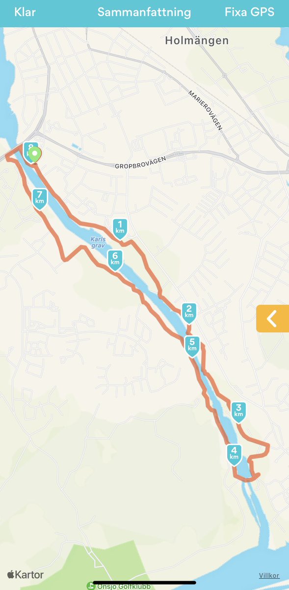 En fin löprunda efter dagens arbetspass gjorde gott. 

Jag kan helt klar rekommendera denna löprunda..