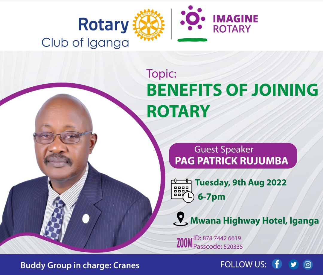 Rotary Club of Iganga D9213 (@rotaryiganga) on Twitter photo Ever asked your self what <a href="/Rotary/">Rotary International</a> has to offer its membership??
Well look no further, RC iganga have you covered tonight as PAG Patrick Rujumba delivers to Us Benefits of being part of this Nobel network of like minded individuals serving to make positive impacts in society Ever asked your self what <a href="/Rotary/">Rotary International</a> has to offer its membership??
Well look no further, RC iganga have you covered tonight as PAG Patrick Rujumba delivers to Us Benefits of being part of this Nobel network of like minded individuals serving to make positive impacts in society