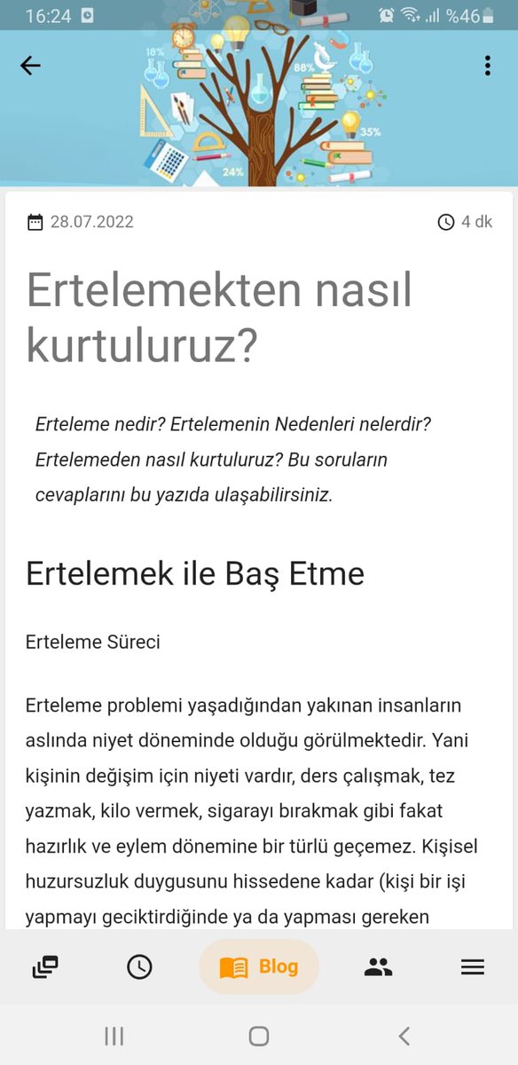eduzzicom's tweet photo. Ertelemekten nasıl kurtuluruz?

Eduzzi'de yayınlandı. Okumak için:

📲 Android: https://t.co/d4ztP2MDDV

📲 iOS: https://t.co/SG2MYZtltZ

💻 Web: https://t.co/Ih5nIvwaEl

#eduzzi #kpss #kpss2022 #yks22 #yks2022tayfa #lgstercih #lgs #ykstercih #yks2023 #ales #dgs #sinav https://t.co/XYgcMFHQKv