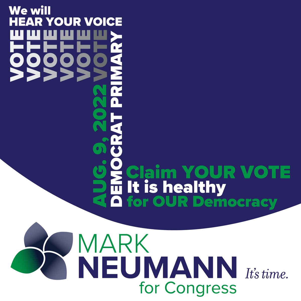 DrMark_3rdCD_WI's tweet photo. Today's the day! Polls are open from 7am- 8pm.
Not sure where to cast your ballot? 
Look here ----> https://t.co/hTcamuWmvO https://t.co/Yy3sizEsGI