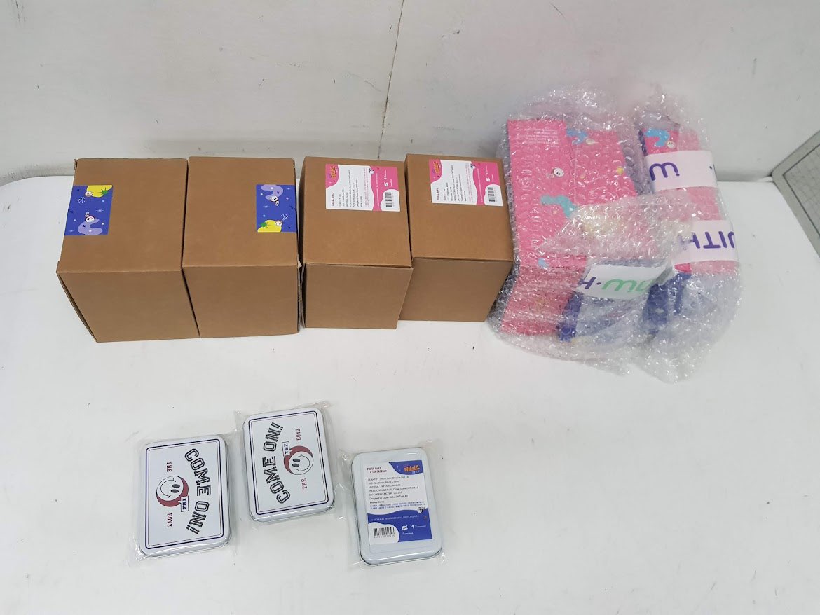riizegos's tweet photo. ems is super cheap ahhh!!! All the COTBZ goodies have arrived at my proxy! #MultiGosUpdates https://t.co/pJ5RxUOwrl