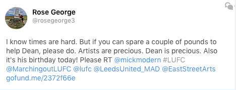I’m so touched that total strangers are giving money to help a total stranger. I believe profoundly that goodness is far more common than badness, but still, I’m greetin’ in a corner here at your kindly souls &amp; first-class generosity. THANK YOU.

&amp; ICYMI 
gofund.me/2372f66e