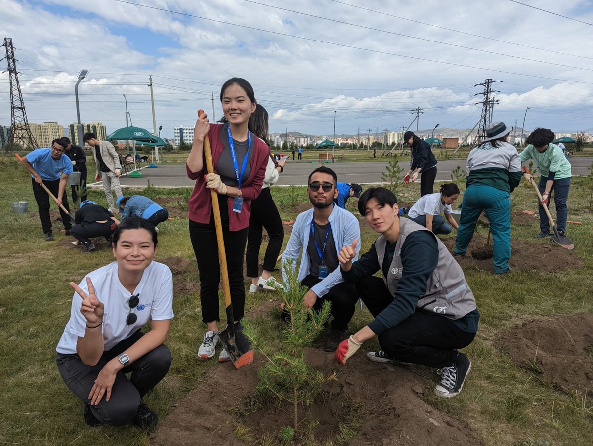 antonioguterres's tweet photo. I applaud Mongolia’s ambition to plant one billion trees by 2030.

If we work hard to restore ecosystems, we will heal nature and ourselves. https://t.co/gx3OgTe94g