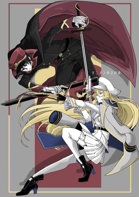 『融国』初期の数年前から
オニオン城之内様に依頼で描いて頂いた「桐島×アメリア」のイラストです
本当にありがとうございます......! 