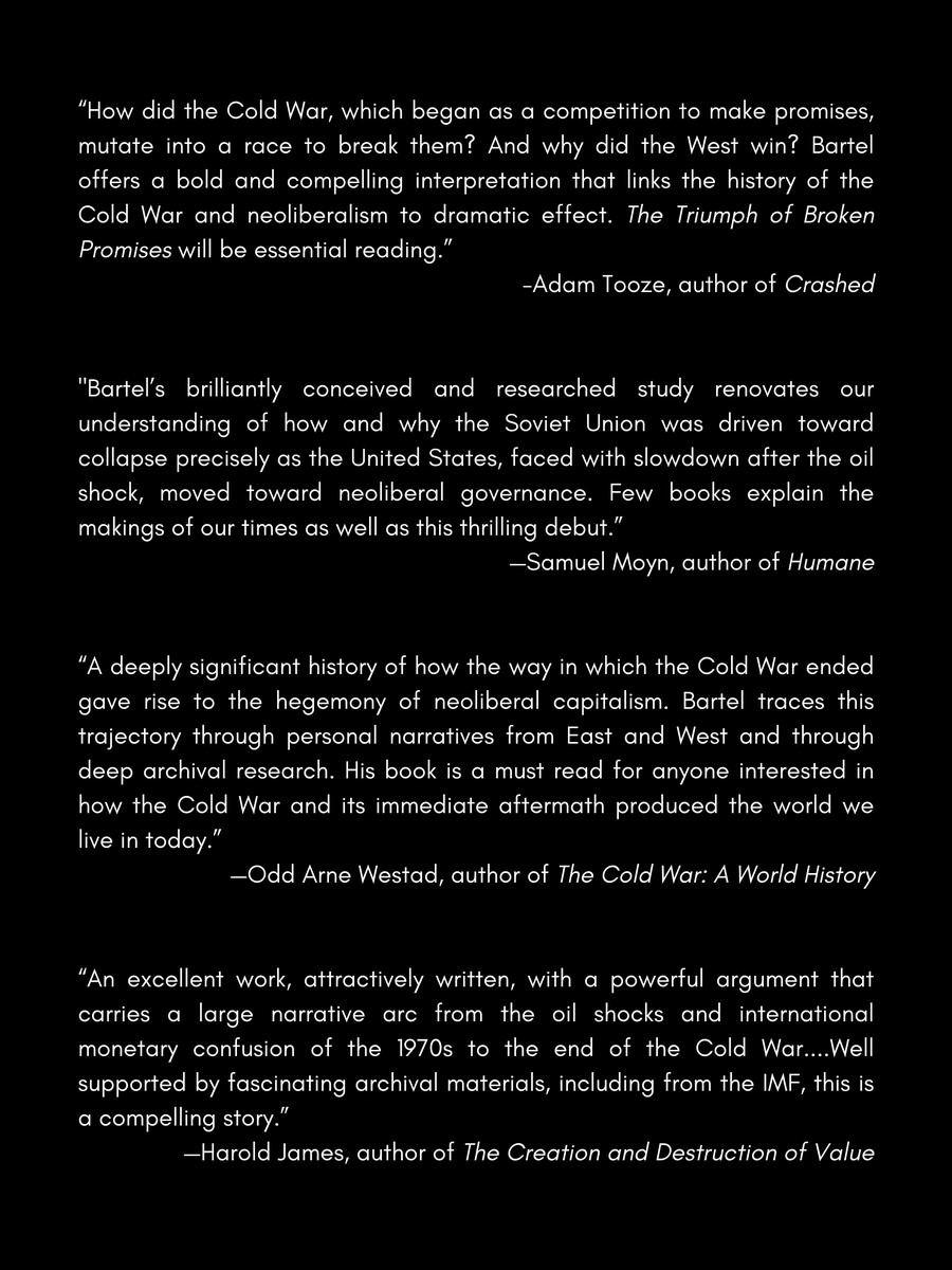 fritz_bartel's tweet image. Today is publication day for The Triumph of Broken Promises @Harvard_Press!

A few thankful thoughts below...