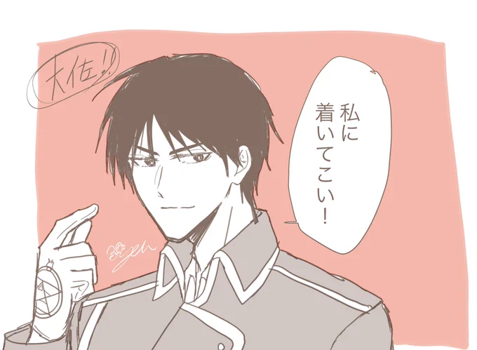 ⭐︎リクエスト絵⭐︎
大佐〜‼️ 