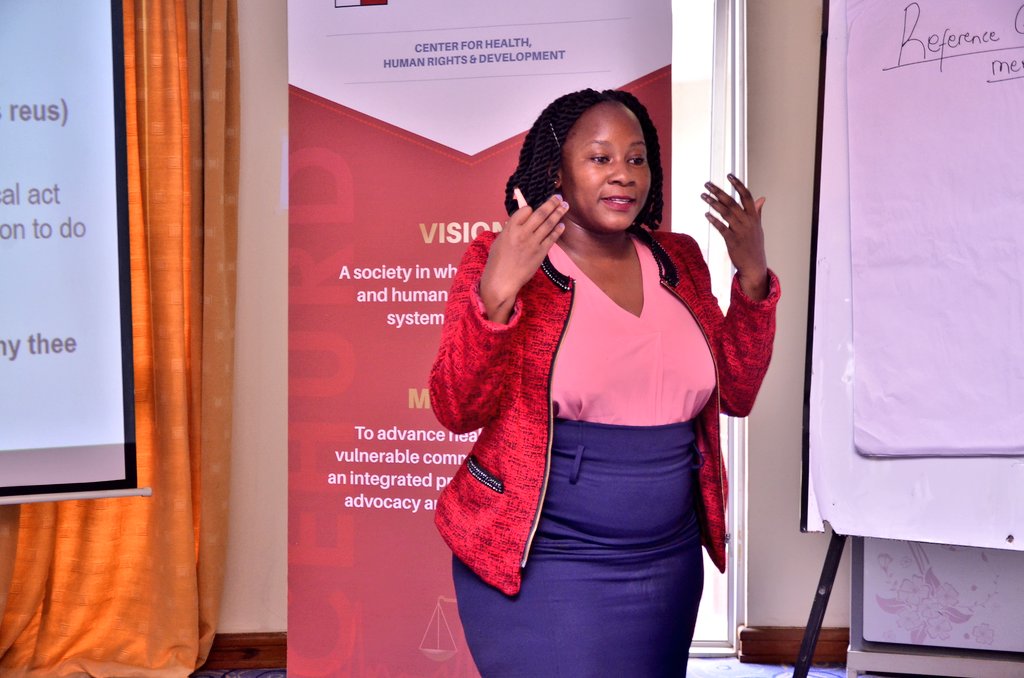 cehurduganda's tweet photo. ❝Given the restrictive legal environment on abortion rights, it is important for health workers to appreciate the law to able to navigate their rights under the justice system ❞
~ @EstherDhafa on the Criminal Justice system.
#HarmReductionUg
#LifeAtRisk https://t.co/IN7NbFKKTu