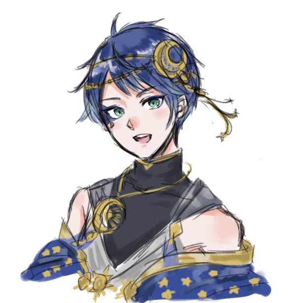 #このタグを見た人は推しの初描きと現在の絵を載せるみた!去年3月と今年6月 