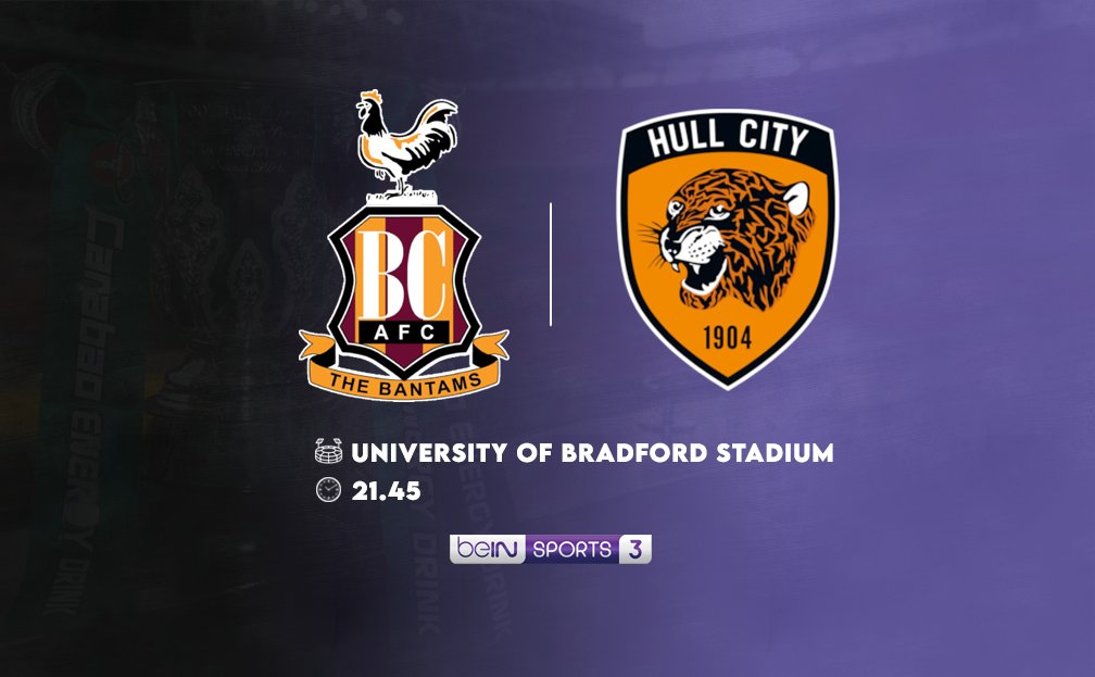 ⚽️ Hull City, İngiltere Lig Kupası ilk tur maçında Bradford City'e konuk oluyor.

🎙️ 21.45'te beIN SPORTS 3'te anlatımda olacağım.

@officialbantams @HullCityTurkey @Carabao_Cup