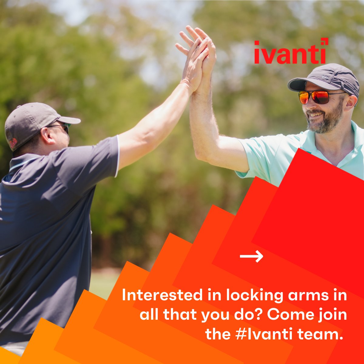 Passionate coworkers who lock arms in all we do. Sound like your kind of team? Come join #Ivanti! bit.ly/3NJoMAj