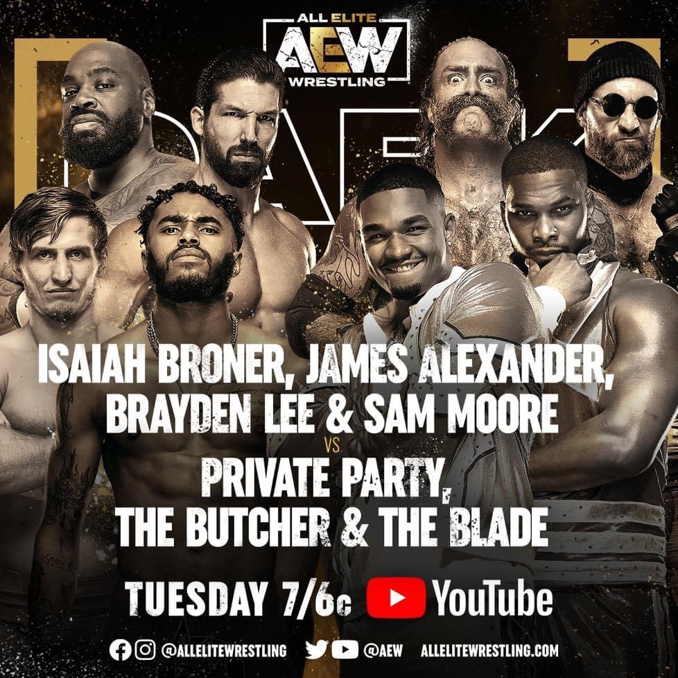 Slight change in the name, but one thing remains the same. You’re witnessing the smoothest operator in the game💪🏾🔥 Don’t miss it tonight! @AEW . . . #Humanhighlight #smoothoperator #aewwrestling #aewdark #wrestling #allelite #hwmf