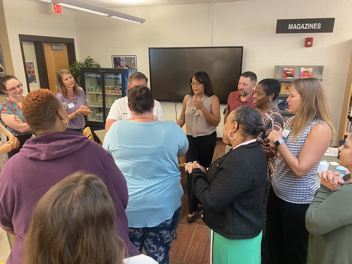 SeymourEducate's tweet photo. Kicking off the new staff orientation at @WhitehallRAMS with 48 new staff members that are bringing 166 years worth of valuable experience to our classrooms! #GoRams #RamsWay https://t.co/tnhqVZY5rY