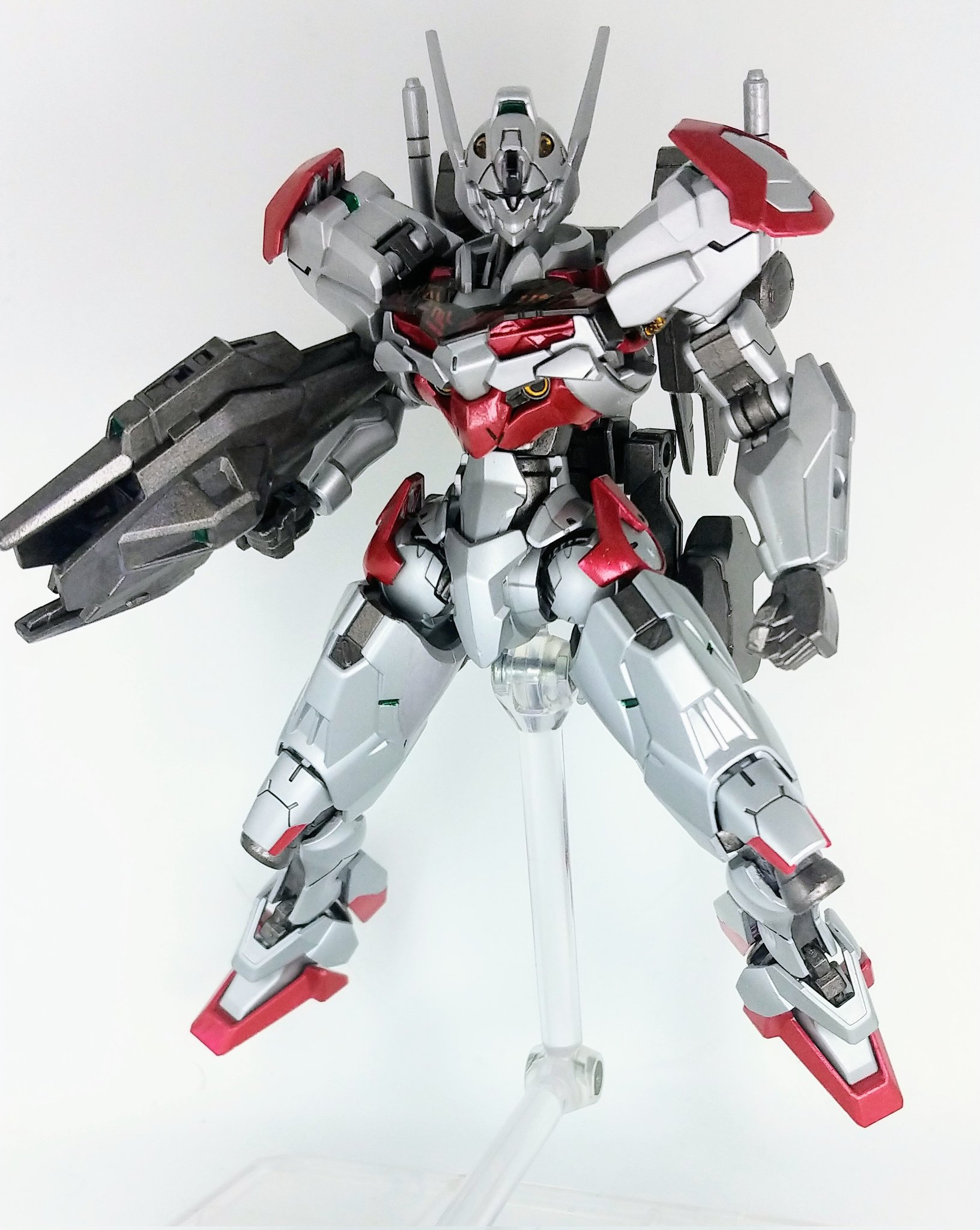 1/144 HG ガンダム ルブリス 改修 全塗装 完成品 水星の魔女 - フィギュア 1/144 HG ガンダム ルブリス 改修 全塗装 完成品 水星の魔女 - フィギュア