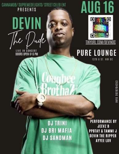 jeevzb90's tweet photo. In one week I along with others will be opening up for Devin the Dude at Pure Lounge on 8/16. Tickets are available on Eventbrite. Discount code is Supreme #jeevzb #devinthedude #purelounge #washingtondc https://t.co/jdDqbti64N