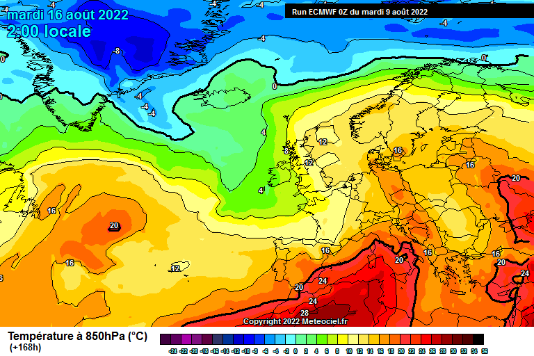 meteo_aragon's tweet photo. Se retrasa al lunes 15 o martes 16, pero cada vez coge más fuerza que a partir de uno de estos dos días, podríamos comenzar la gran ansiada tregua que muchos de vosotros lleváis esperando desde hace más de un mes. Temperatura prevista a 850 hPa para el martes 16: https://t.co/TPJv815HNt