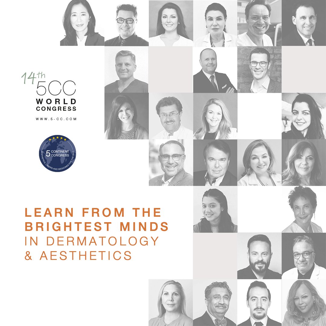 5CCongress's tweet photo. Did you already save your ticket? Register now and be a part of this amazing meeting about all topics concerning aesthetic and medical dermatology! 

Meet and learn from over 150 world-renowned KOLs🌟

#5cccongress #5cc22 #5ccbarcelona #5ccfamily https://t.co/LzQtP7LZjv