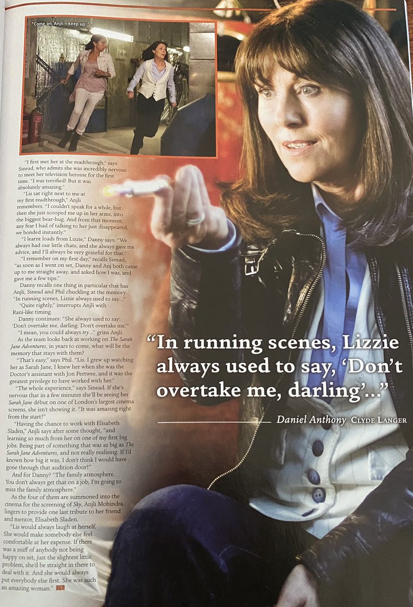SladenElisabeth's tweet photo. ☺️☺️ #elisabethsladen #lissladen #k9andcompany #sarahjanesmith #sarahjaneadventures #DrWho #danielanthony #anjlimohindra https://t.co/G4syVBPRyh
