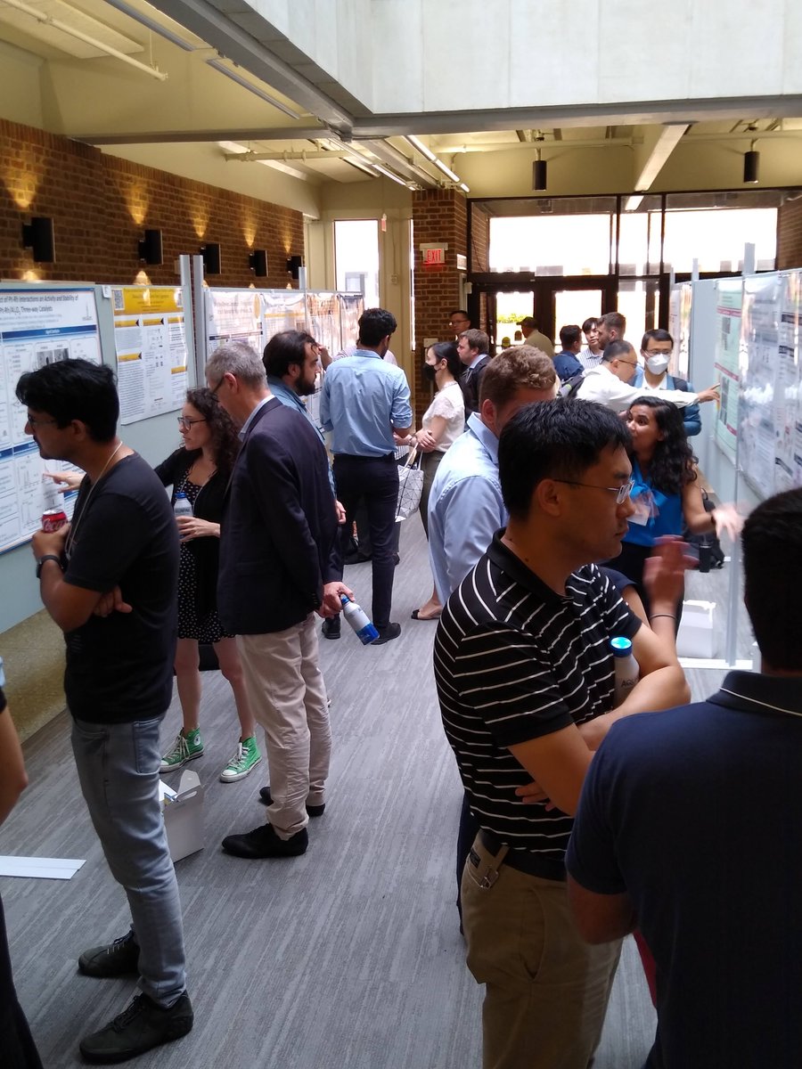 uvachechair's tweet photo. UVA held the Virginia Clean Energy and Catalysis (VACEC) 2022 Summit yesterday. It had some interesting invited talks from UCSB, ETH Zurich and others, as well as a grad student poster session. Well run and organized by @Dr_S_Zhang. https://t.co/6TQoAV5UZm