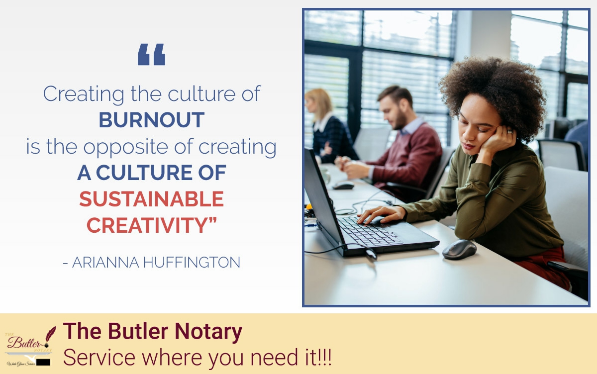 TheButlerNotary's tweet image. Encourage self-care and teach the importance of delegating!