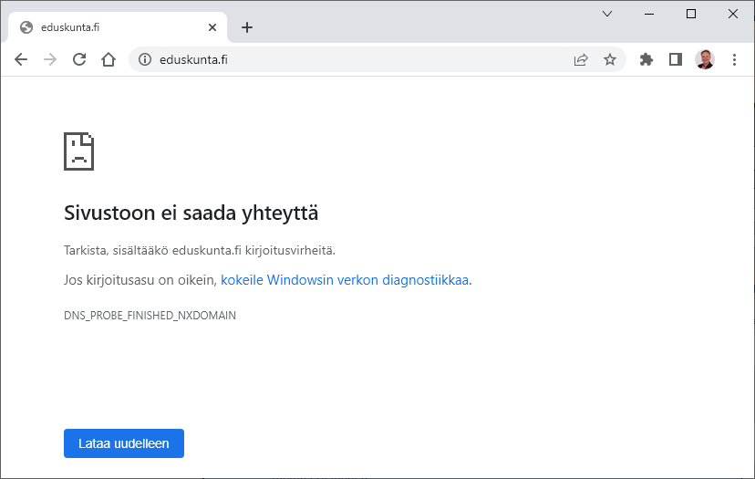 Nyt se sitten tuli: ensimmäinen venäläisten näkyvä kyberreaktio Suomen Nato-hakemukseen. #DDoS #kyberturvallisuus